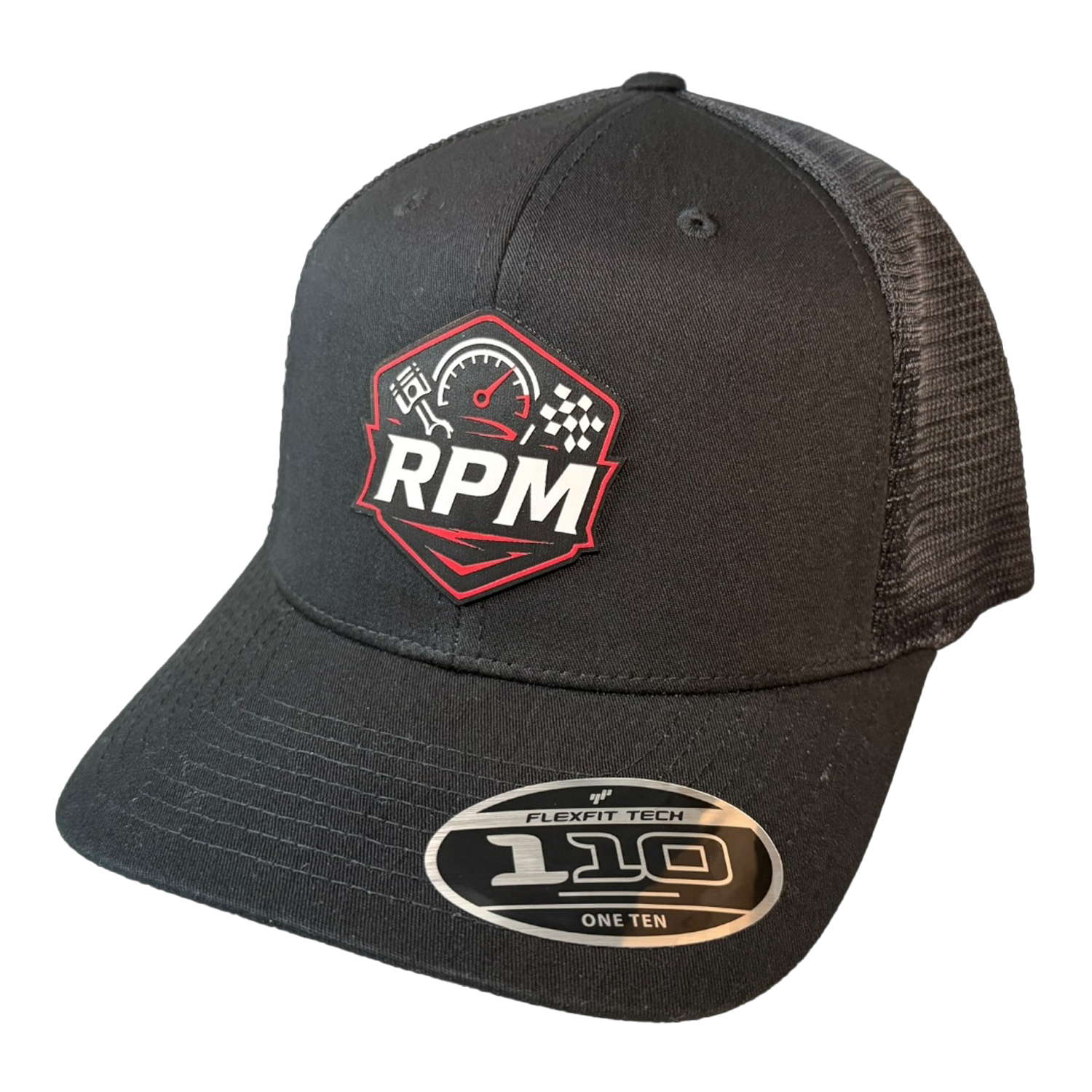 Dr. Parker's RPM Black Flexfit Hat