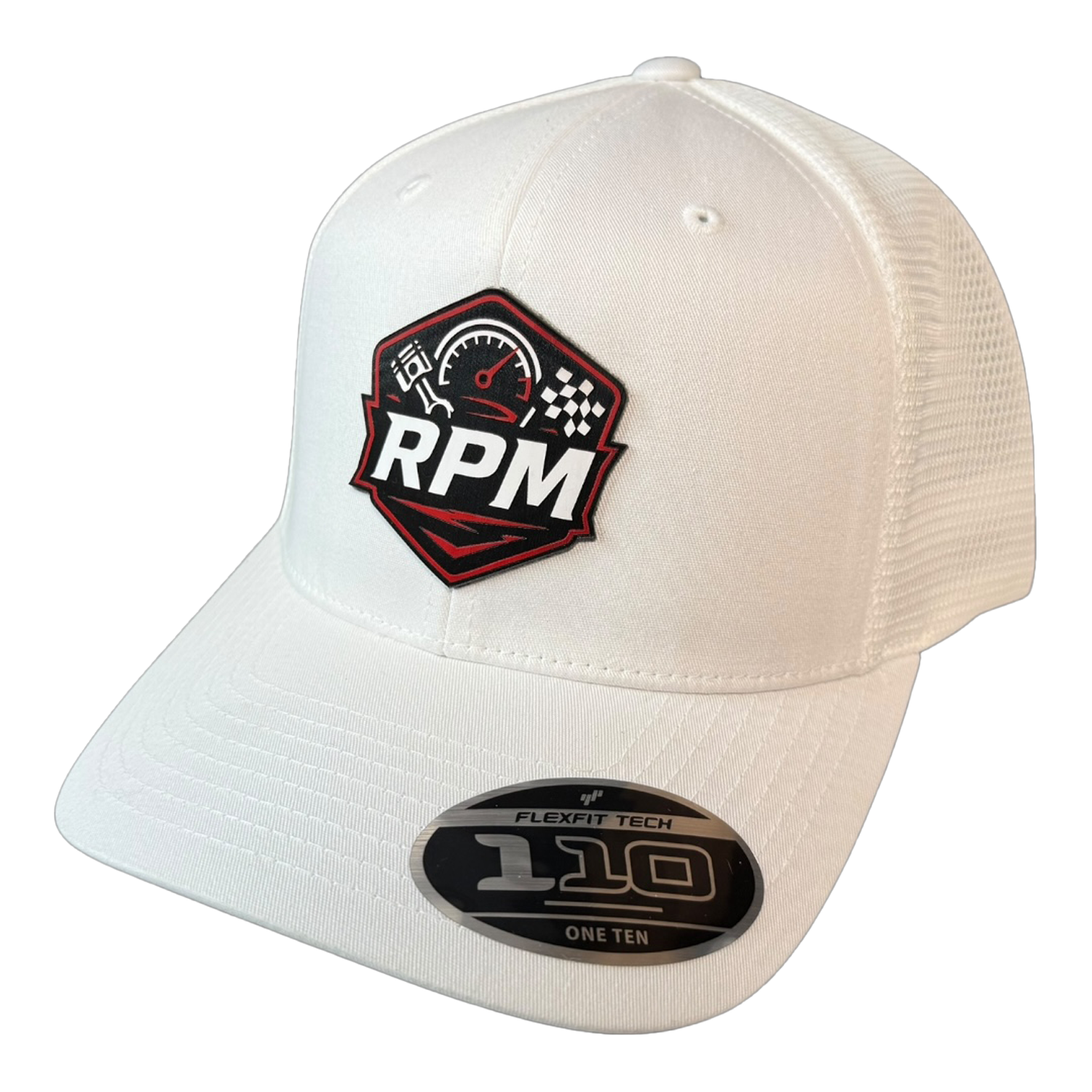 Dr. Parker's RPM White Flexfit Hat